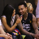 Kylie Jenner and Tyga at a celebrity basketball event May 30, 2015, in Los Angeles